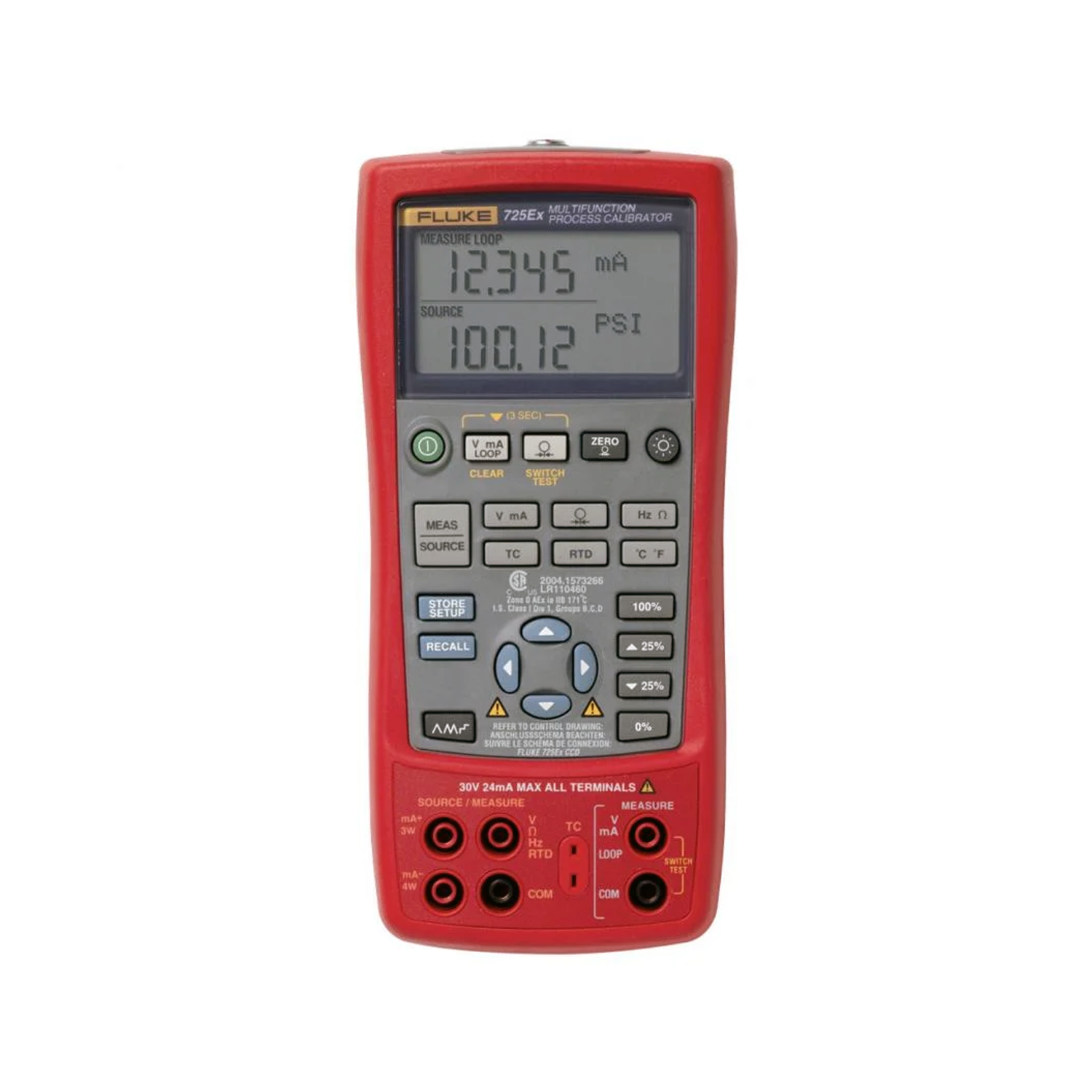 Fluke 725 temperature simulator process calibrator hire sunbelt