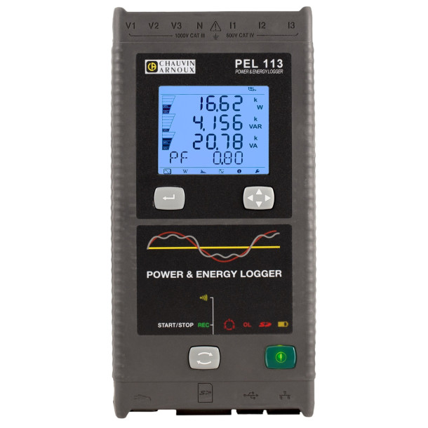 Chauvin Arnoux PEL 113 Power and Energy Logger